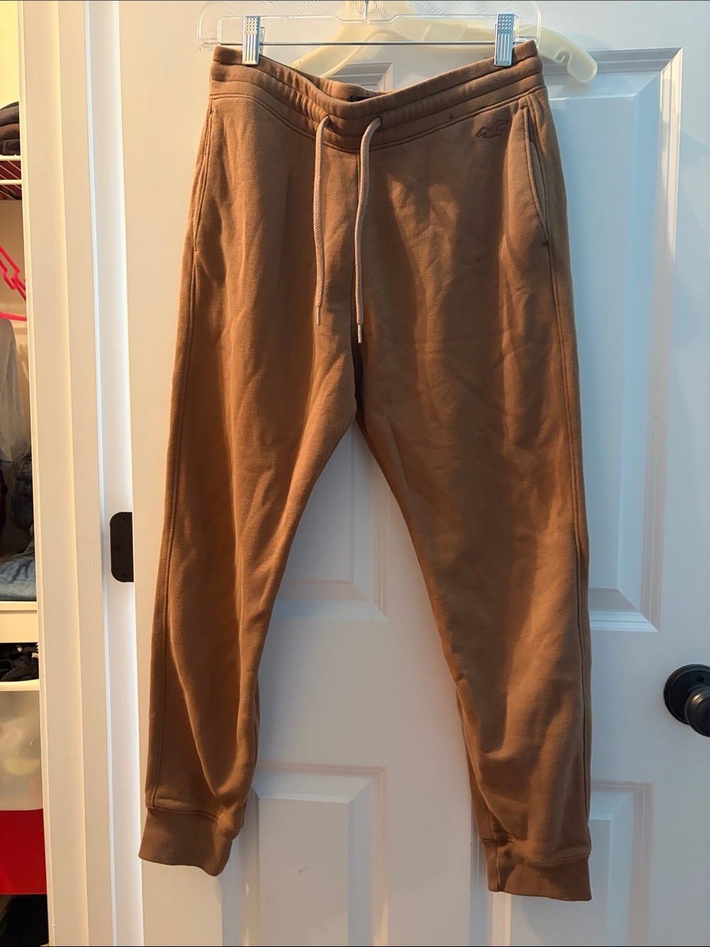 Hollister Tan Brown Women's Jogger Track Pants